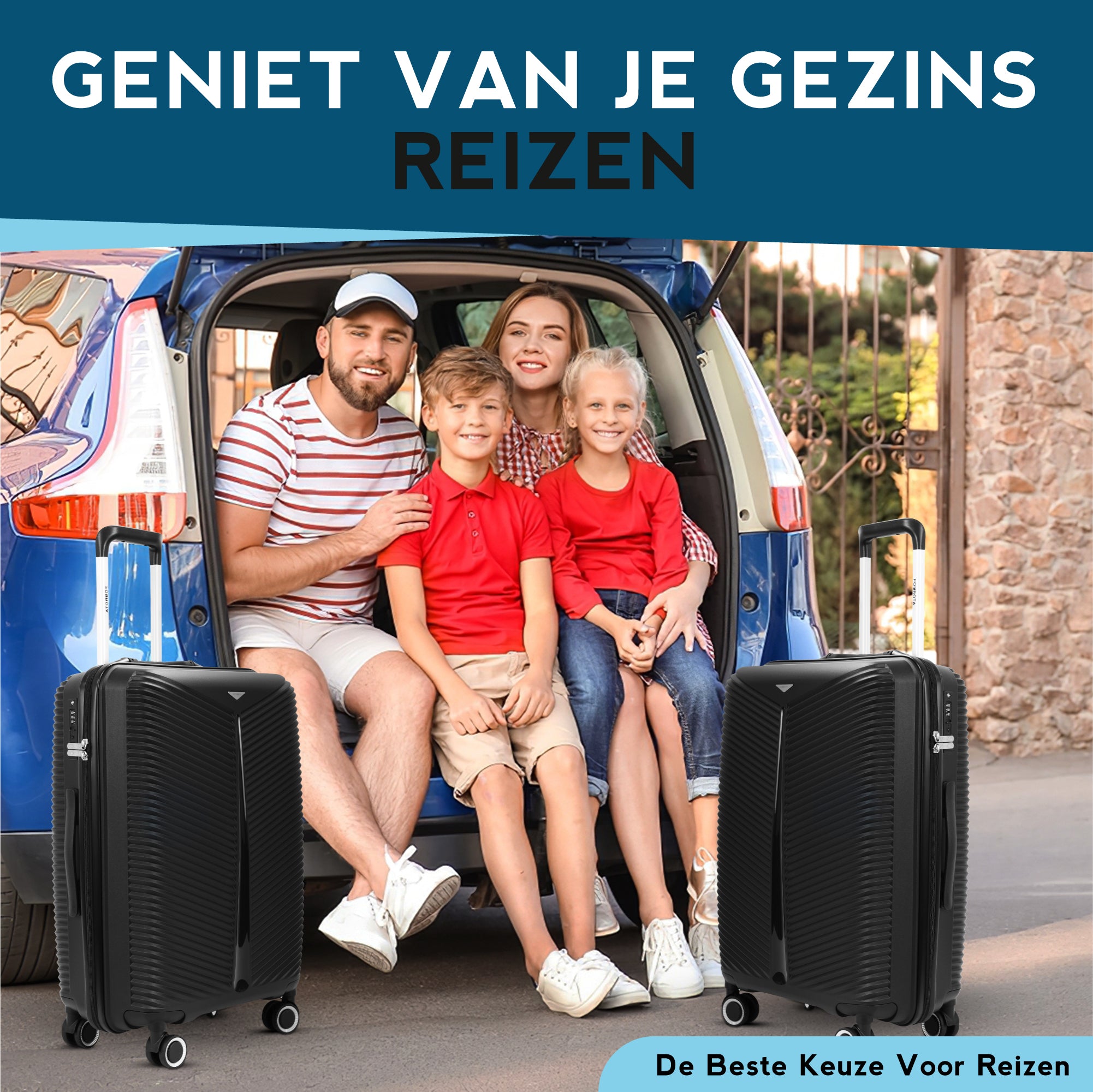 FOUROTA Medium Koffer met Weegschaal