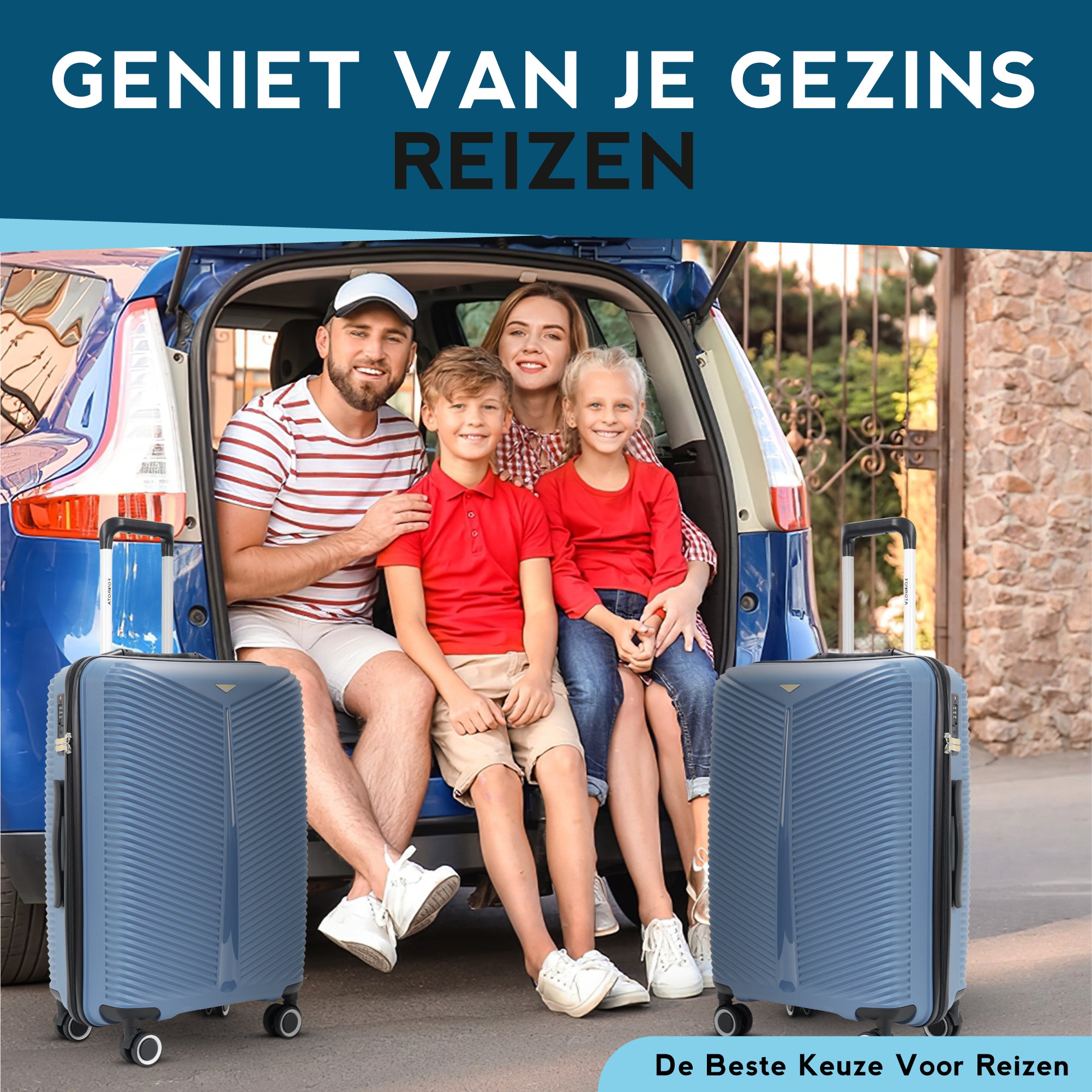 FOUROTA Medium Koffer met Weegschaal