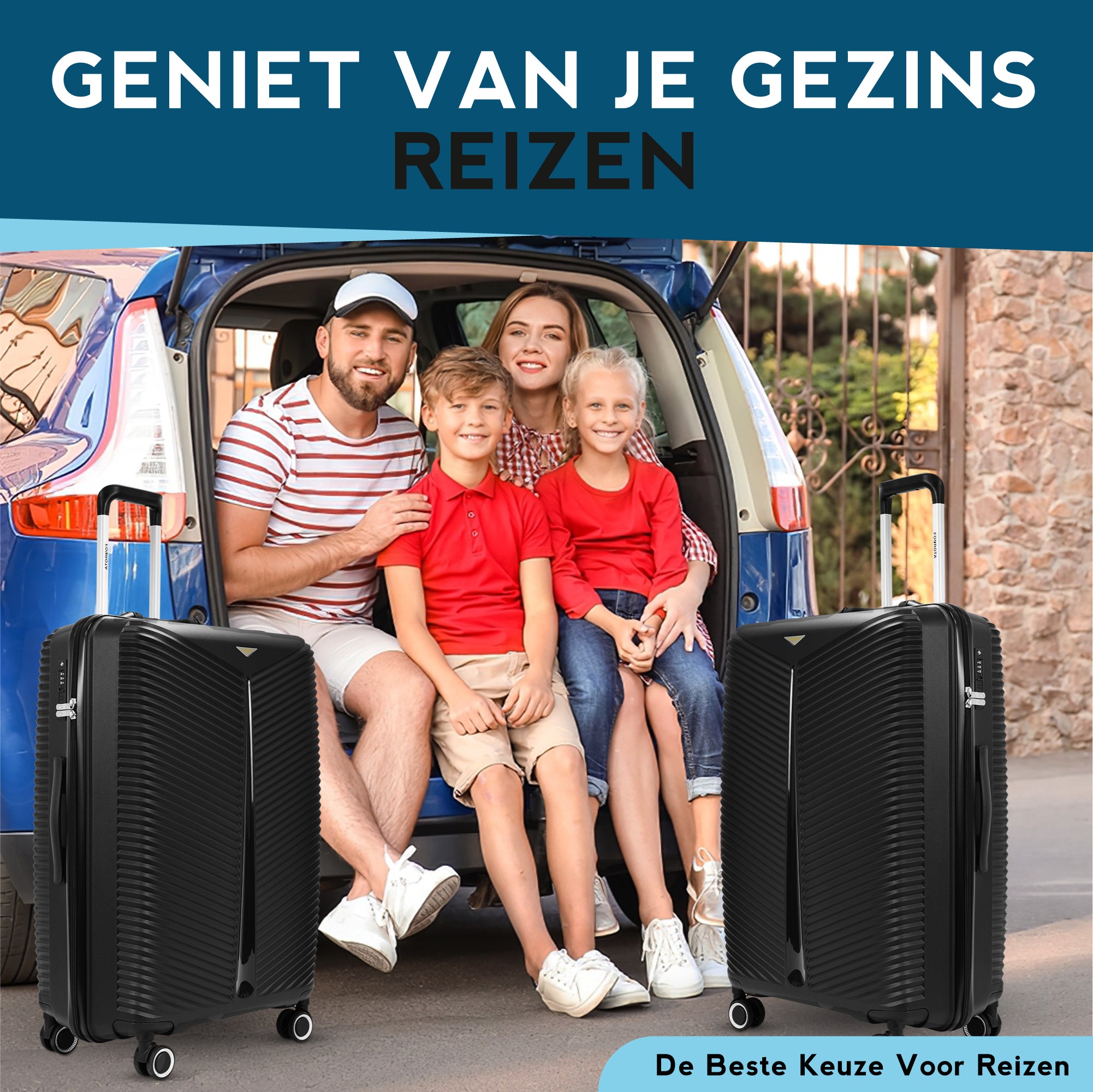 FOUROTA Large Koffers met Weegschaal