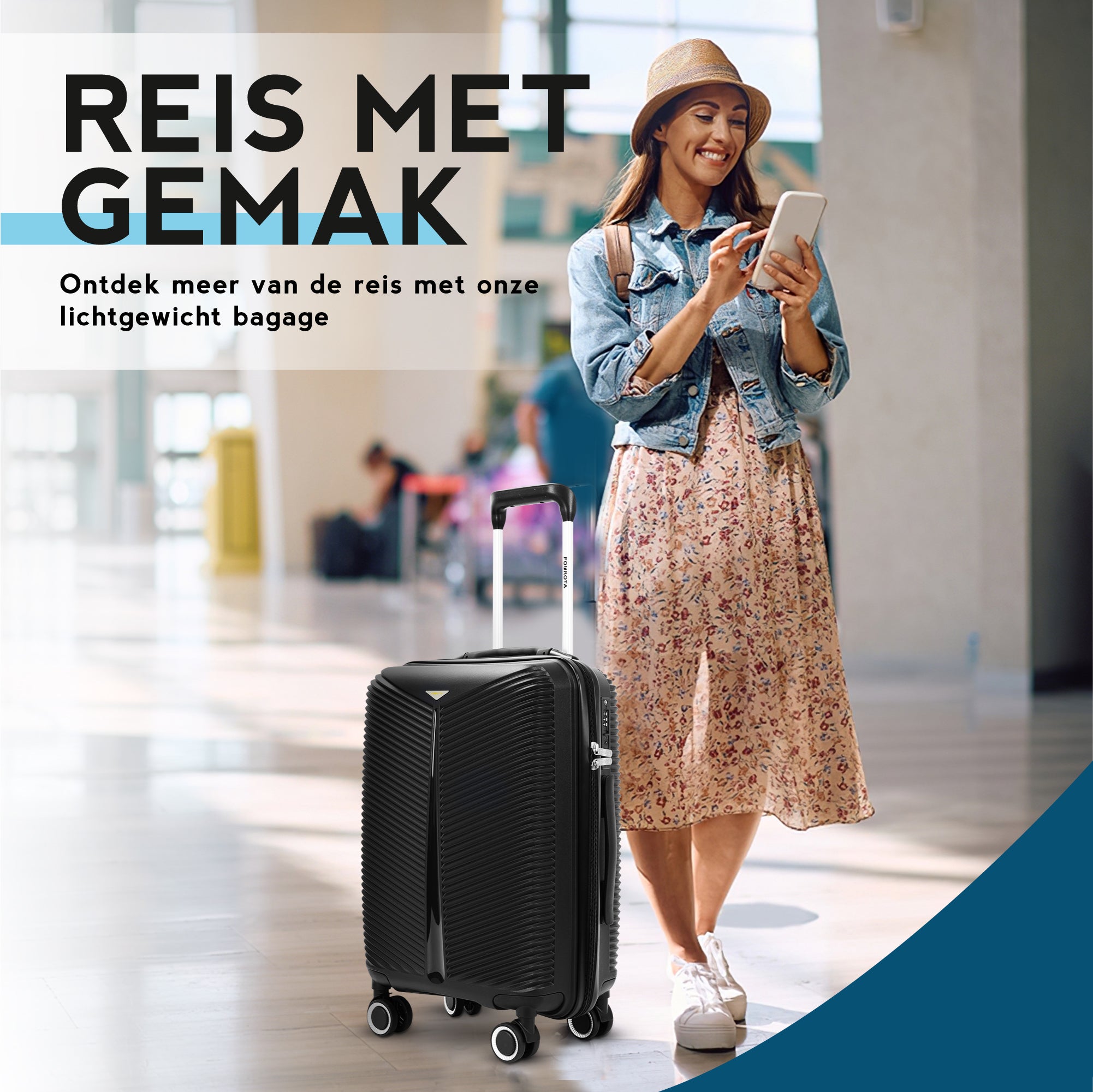 FOUROTA Handbagage met Weegschaal