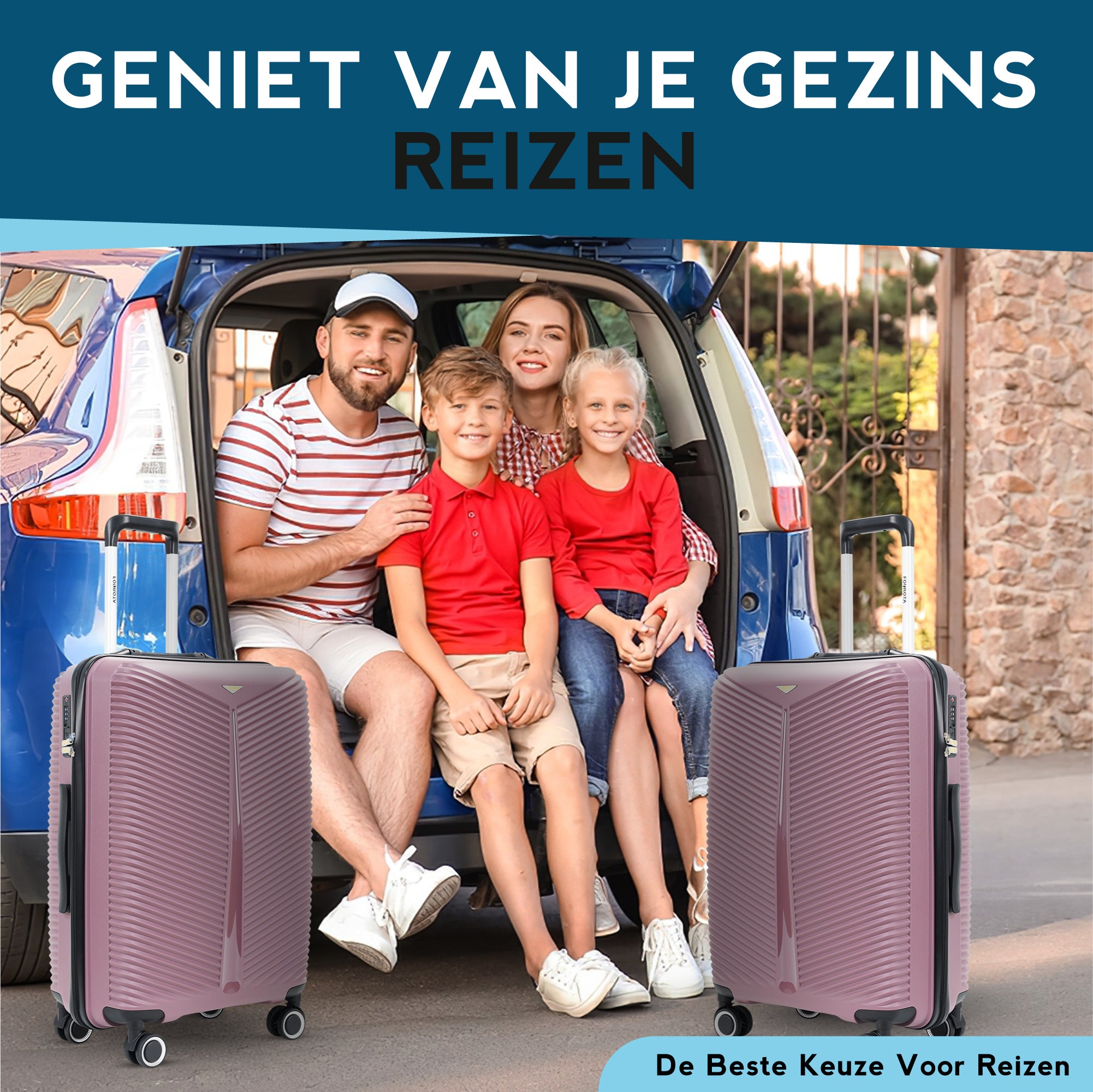 FOUROTA Medium Koffer met Weegschaal