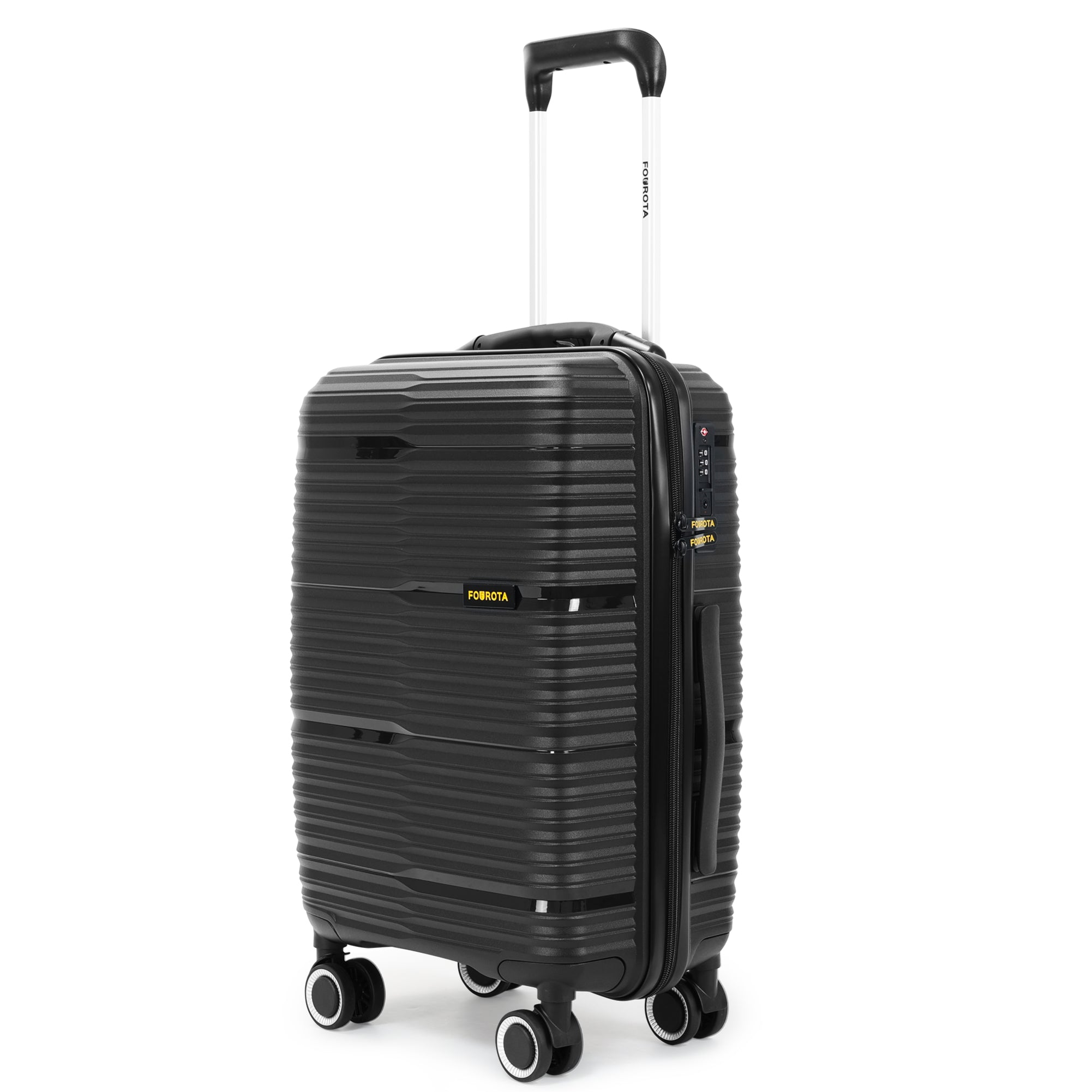 FOUROTA Handbagage Koffers met Weegschaal