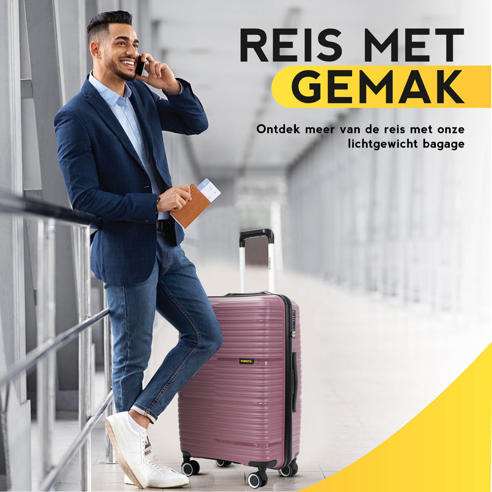 FOUROTA Medium Koffers met Weegschaal