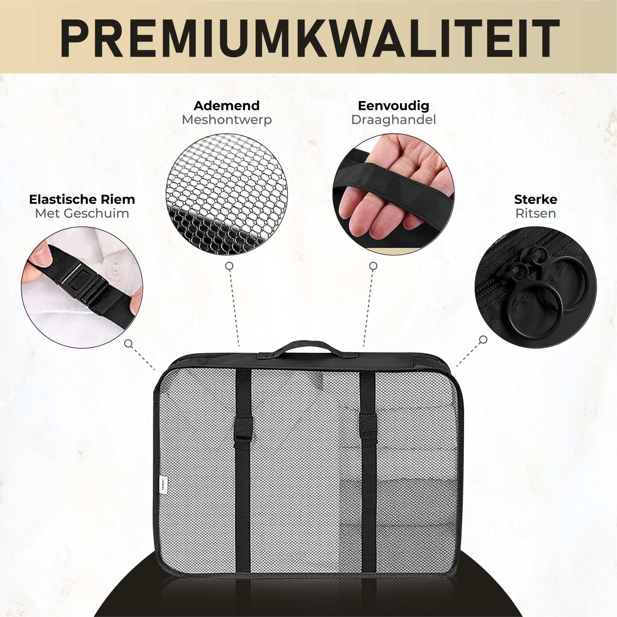 FOUROTA Koffer organizer 8 delige set