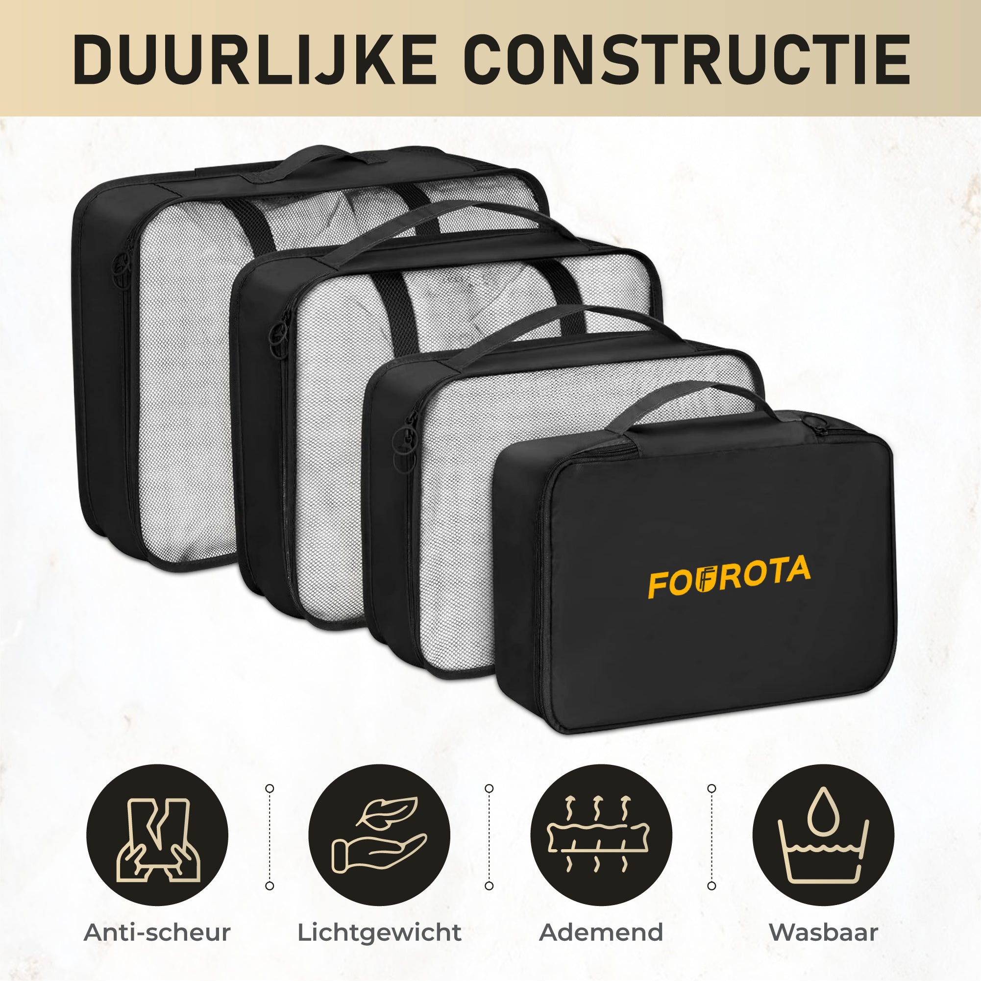 FOUROTA Koffer organizer 8 delige set
