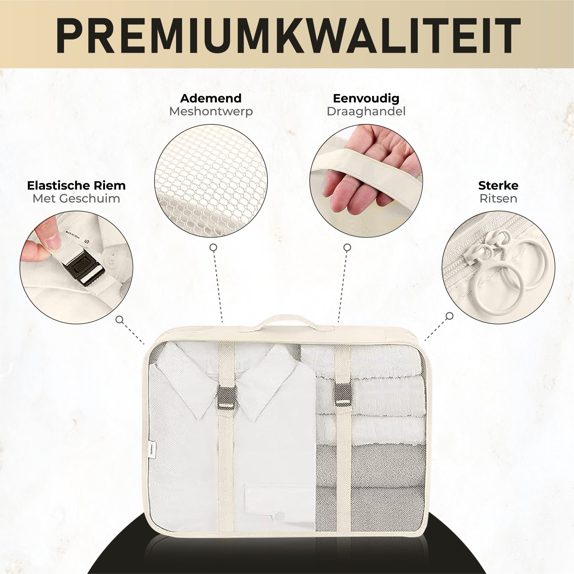 FOUROTA Koffer organizer 8 delige set