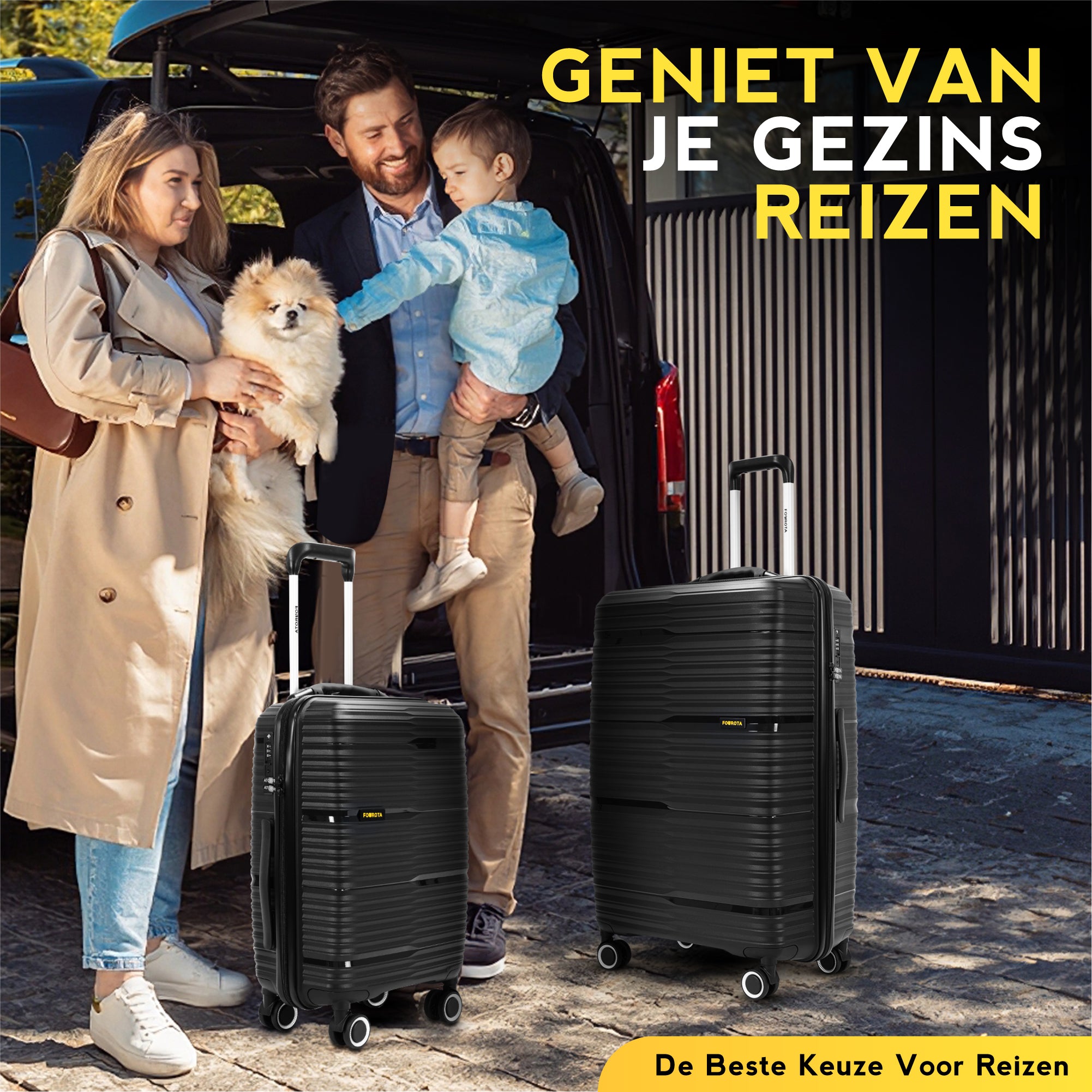 FOUROTA Kofferset met Weegschaal