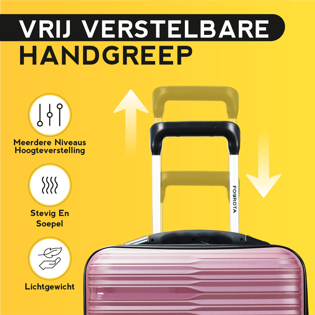 FOUROTA Large Koffers met Weegschaal