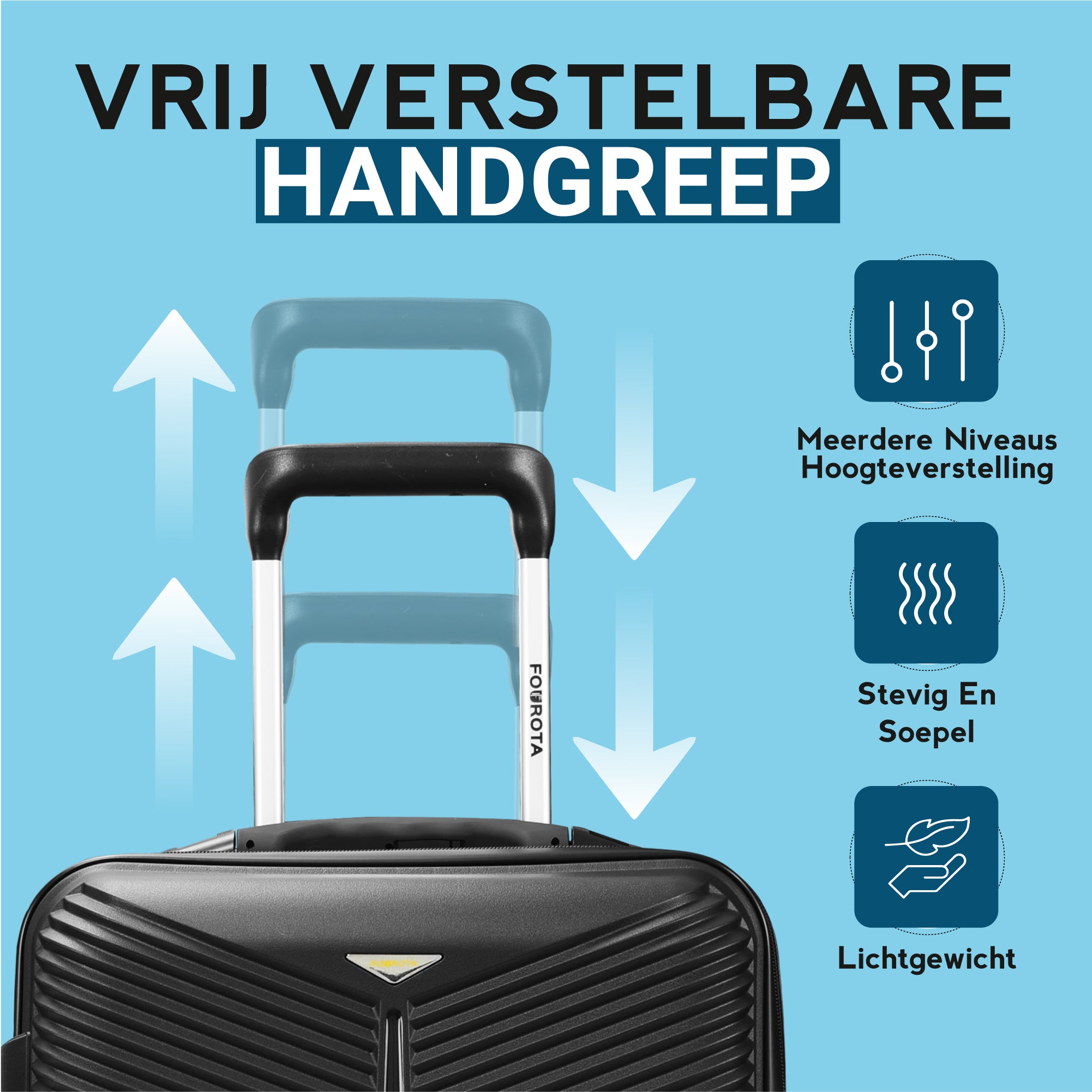 FOUROTA Handbagage met Weegschaal