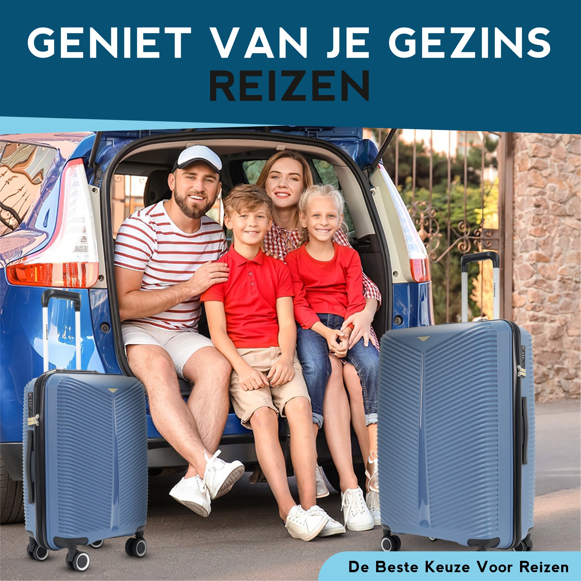 FOUROTA Koffersets met Weegschaal