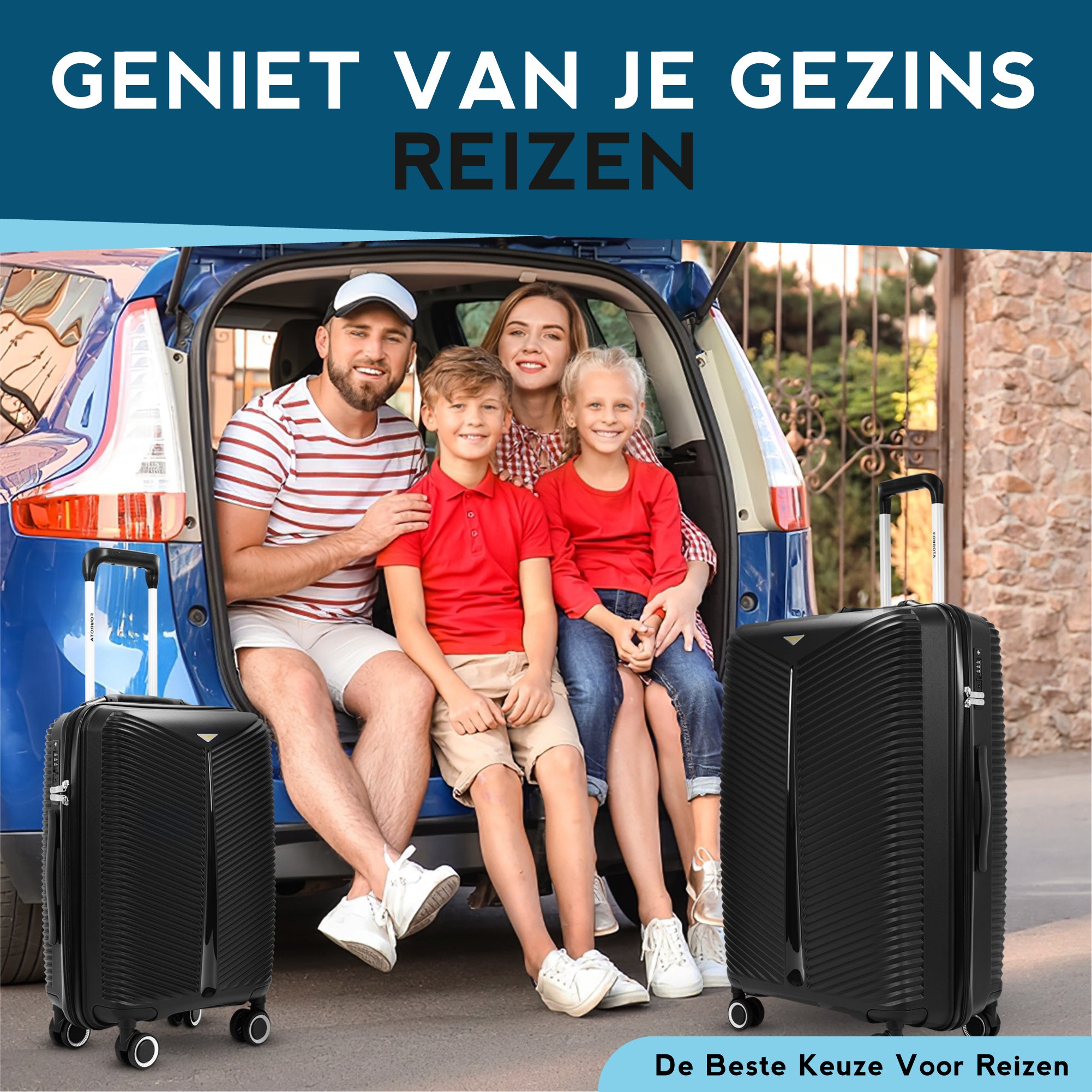 FOUROTA Koffersets met Weegschaal