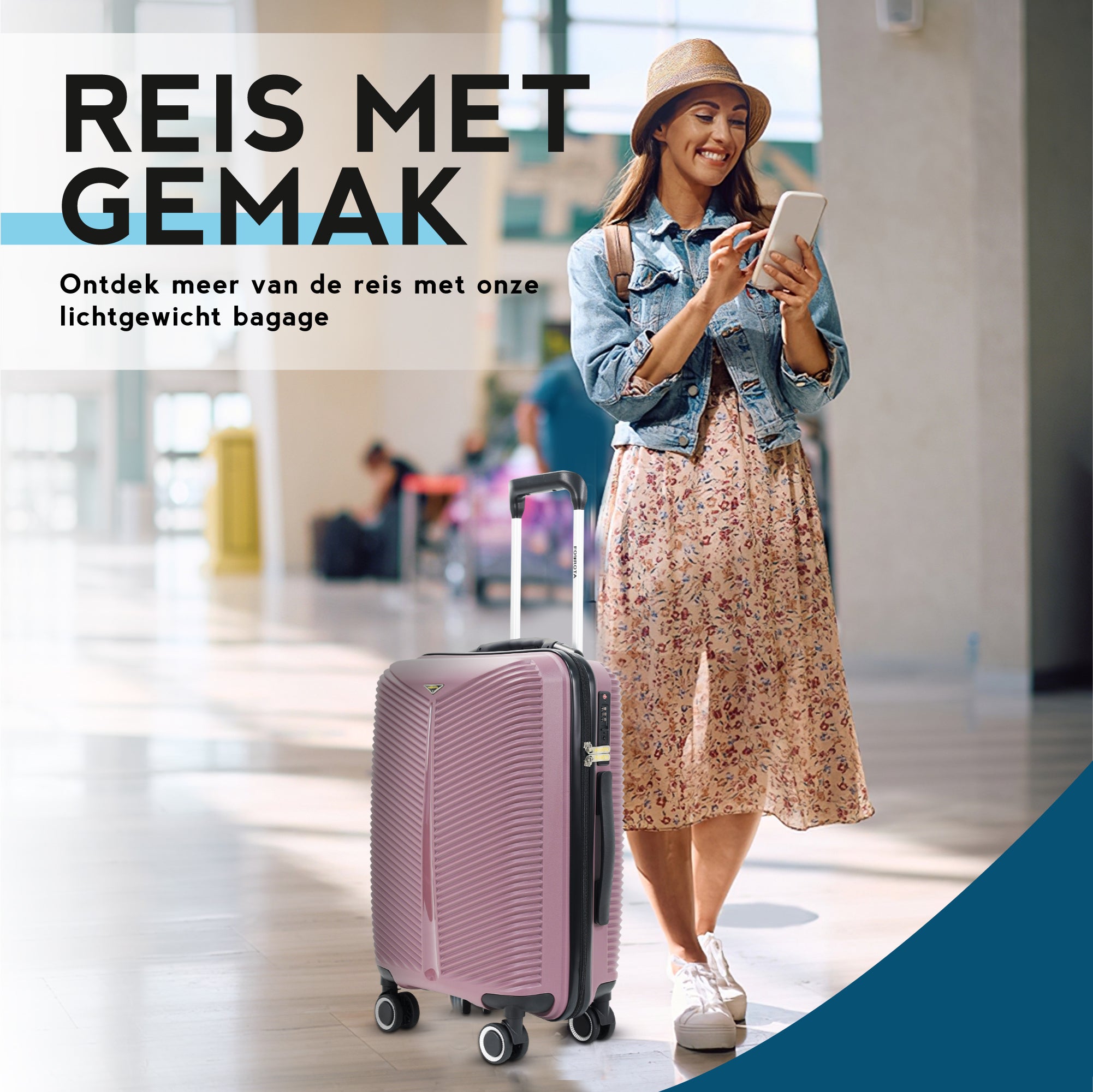 FOUROTA Handbagage met Weegschaal