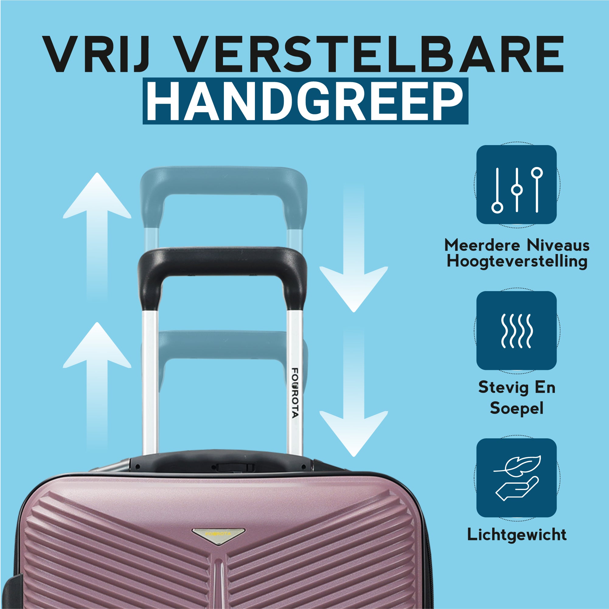 FOUROTA Handbagage met Weegschaal