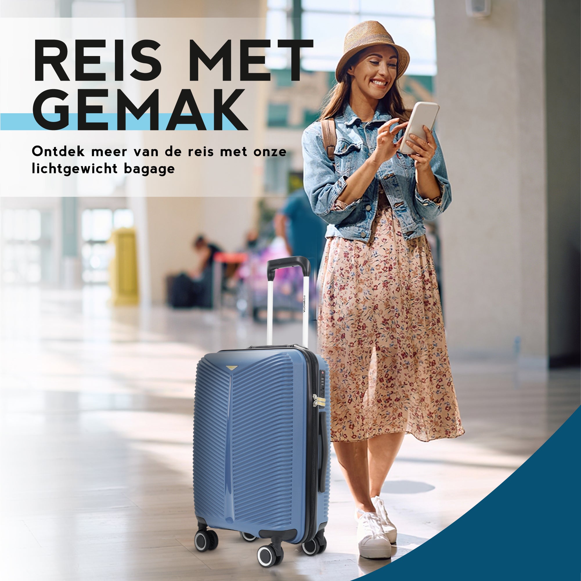 FOUROTA Handbagage met Weegschaal