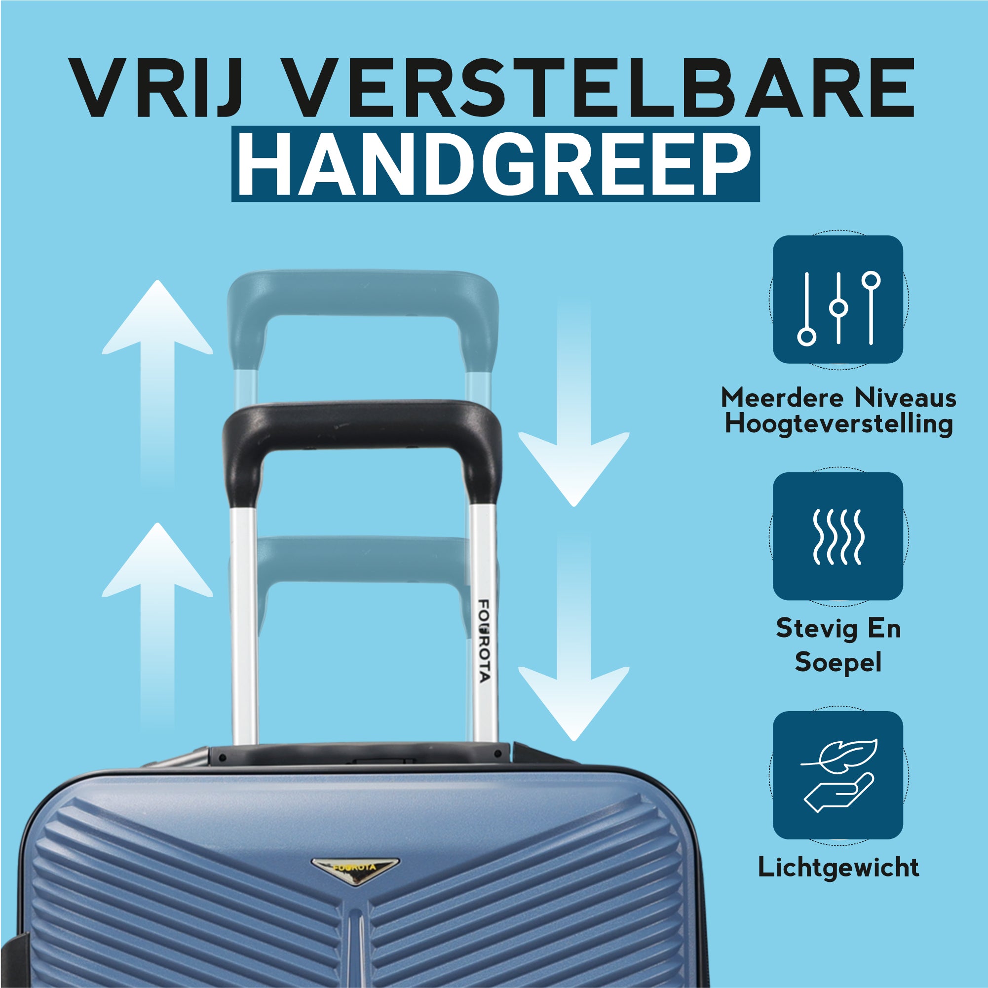 FOUROTA Handbagage met Weegschaal